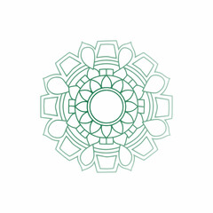 Golden mandala art with detailed floral motifs, radiating elegance and symmetry