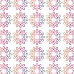 Intricately designed golden mandala with symmetrical patterns, inspired by traditional art