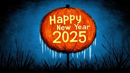 Celebrate the New Year 2025 with a Festive Pumpkin Display for Joyful Gatherings