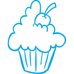 Happy birthday single vector icon