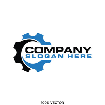 Auto gear Logo Design Vector Template