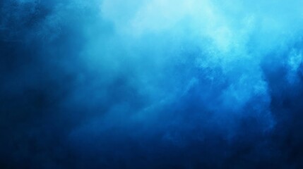 Abstract Blue Smoke Texture with Light Spot