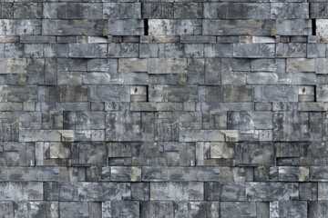 Fototapeta premium A close-up of a textured gray stone wall.