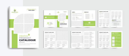 Product catalogue design template and furniture product catalogue