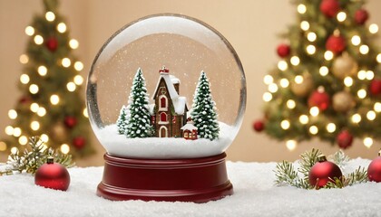 Cozy Christmas Snow Globe
