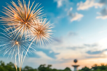 Innovative urban skylines merging architecture and technology for sustainable transportation and green spaces