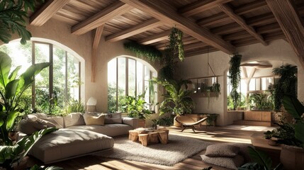 Fototapeta premium living room with furniture