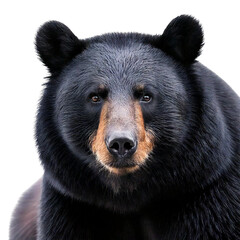 Black bear portrait.