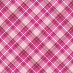 Seamless pattern in magical berry pink colors for plaid, fabric, textile, clothes, tablecloth and other things. Vector image. 2