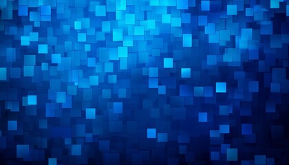 Abstract Blue Square Pattern Background