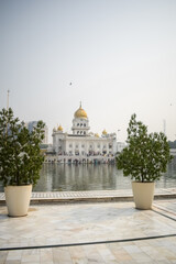 Gurdwara Bangla Sahib is the most prominent Sikh Gurudwara, Bangla Sahib Gurudwara inside view...