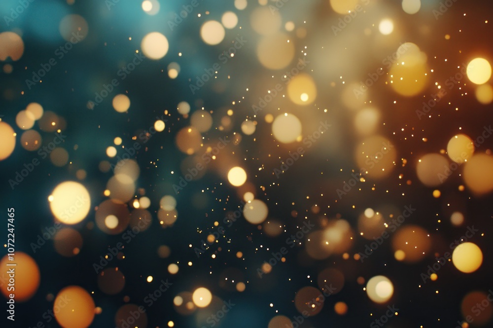 Poster soft glowing bokeh background for creative projects