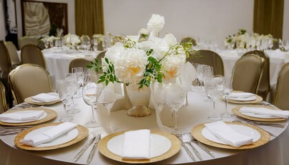 A restaurant table reserved in advance for a special occasion