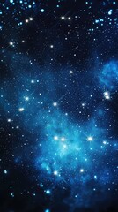 Obraz premium Starry Sky with Twinkling Bright Constellations