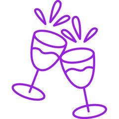 Happy birthday single vector icon