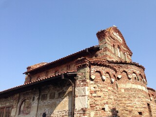 old castle in the city