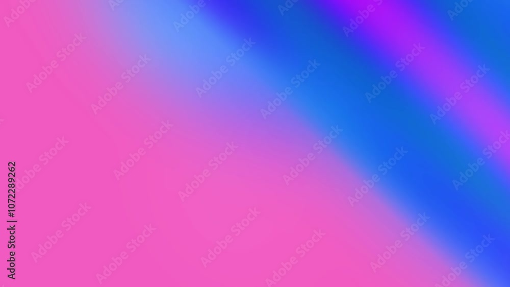 Poster vibrant gradient motion background, blending pink and blue hues. abstract soft gradient animation wi