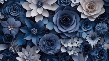 Fresh flowers in intricate patterns forming a decorative centerpiece for holiday sales