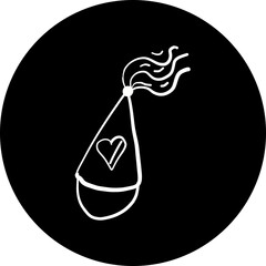 Happy birthday single vector icon