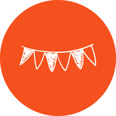 Happy birthday single vector icon