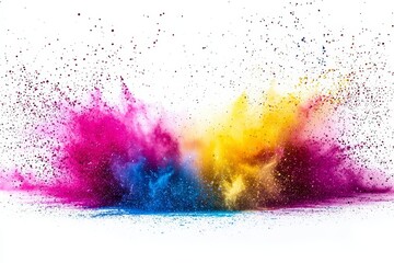 Obraz premium abstract powder splatted background