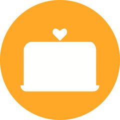 Happy birthday single vector icon