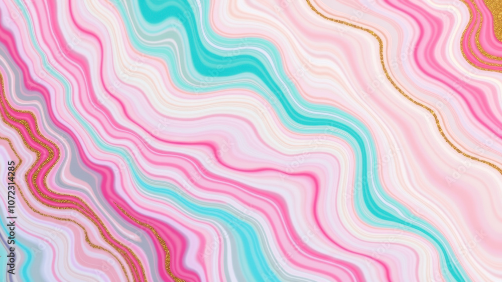 Aufkleber abstract colorful background with flowing shapes.
