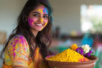 Holi festival of color