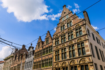 Dans les rues de Gand en Belgique