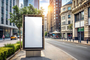 billboard on the street