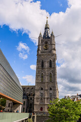 Fototapeta premium Le Beffroi de Gand en Belgique