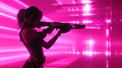 Cyberpunk Female Warrior