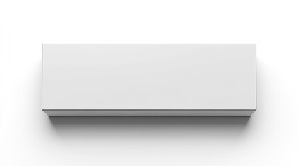 Blank, isolated billboard sign with white background, wide format for optimal design space.