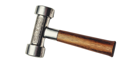 hammer and nail isolated
