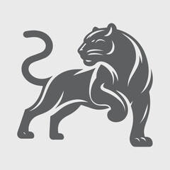 black and white tiger