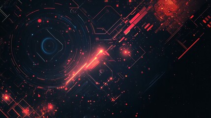 Glowing Neon Digital Frame Border with Bright Vibrant Lights and Futuristic Abstract Patterns new beautiful stock image illustration AI