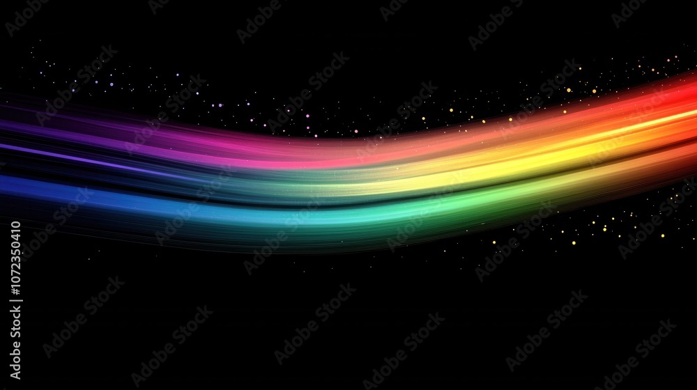 Poster abstract gradient background with stars and grainy texture