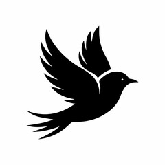 Simple Bird Silhouette Art