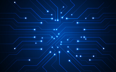 Abstract Circuit Board Background for AI and all others Technological Purposes