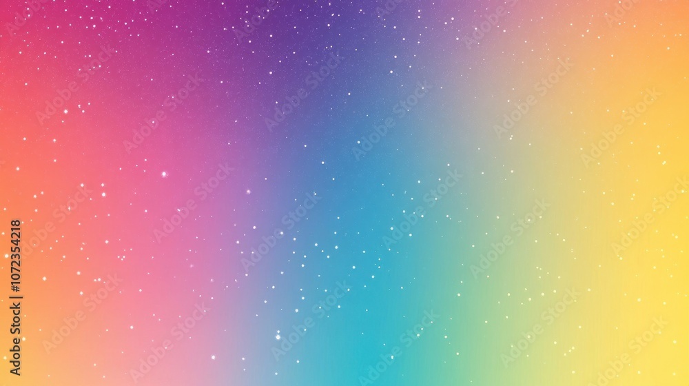 Poster abstract gradient background with stars and grainy texture