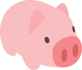 pink piggy bank