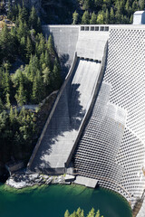 Ross Lake Dam in North Cascades National Park