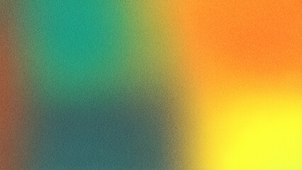 Green, orange, and yellow gradient abstract background with a grainy texture and subtle noise effect, designed as a versatile web banner or header.