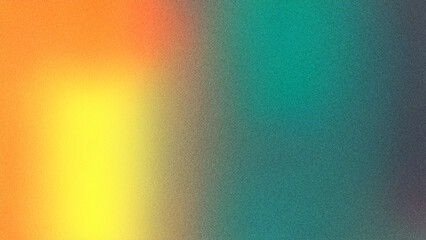 Green, orange, and yellow gradient abstract background with a grainy texture and subtle noise effect, designed as a versatile web banner or header.