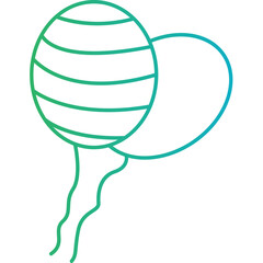 Happy birthday single vector icon