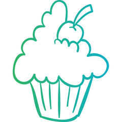 Happy birthday single vector icon