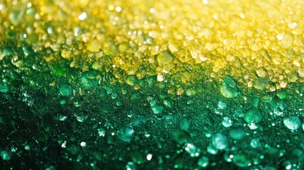 Noisy grain texture effect green and lime color gradient banner background. green grain texture background