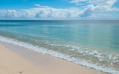 Tropical Beach on Astove Atoll, Seychelles.