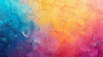 Obraz premium Abstract textured background with blue, purple, yellow, and red hues.