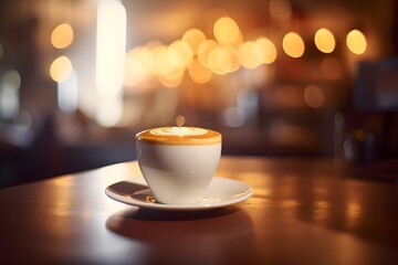 Obraz premium cup of coffee on the table